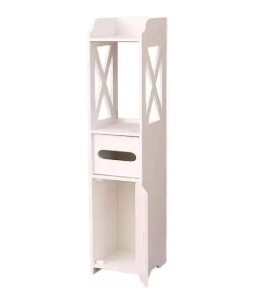 MUEBLE ORGANIZADOR PARA BAÑO CON ESTANTES - 2