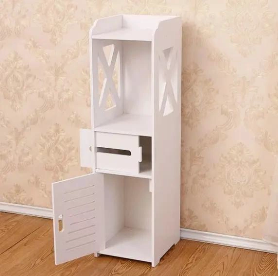 MUEBLE ORGANIZADOR PARA BAÑO CON ESTANTES - 3