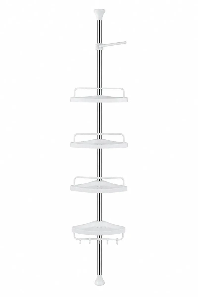 ORGANIZADOR ESQUINERO DE DUCHA CON 4 REPISAS - 1