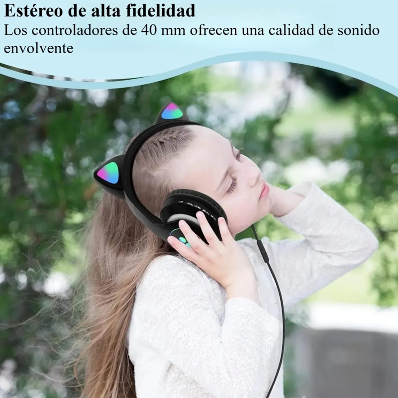 AURICULARES INALAMBRICOS BLUETOOTH PARA NIÑOS - 4