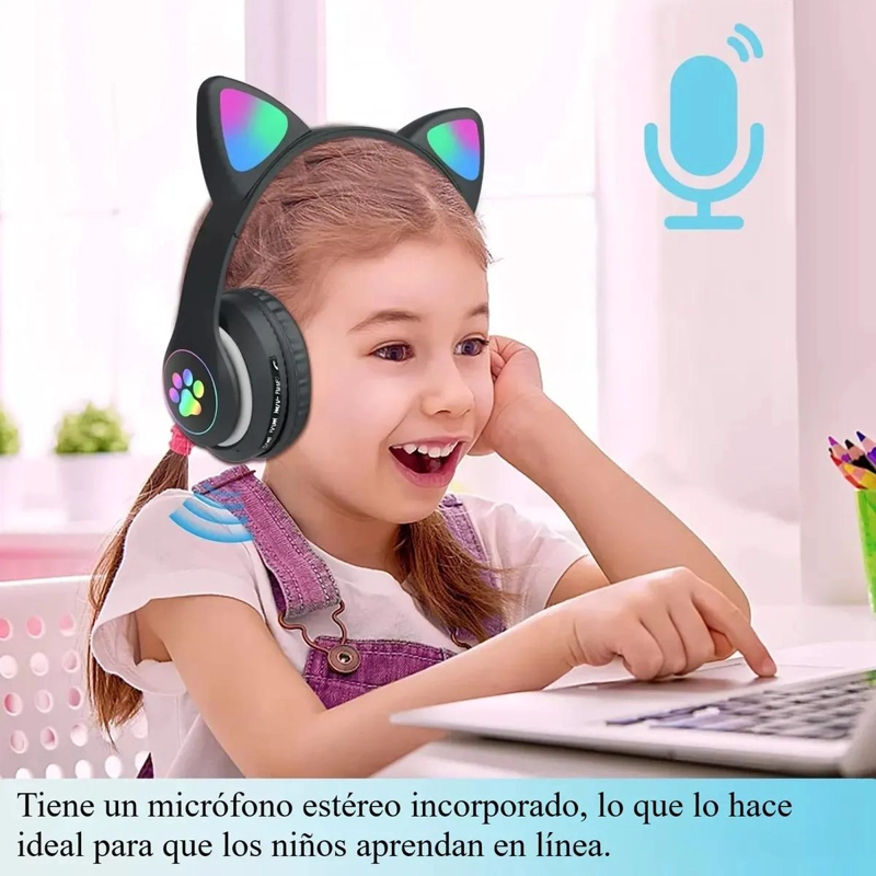 AURICULARES INALAMBRICOS BLUETOOTH PARA NIÑOS - 5