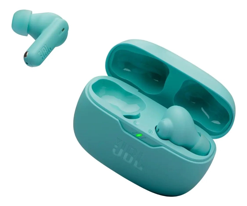 AUDIFONOS INALAMBRICOS BLUETOOTH WAVE BEAM 2 AZUL - 2