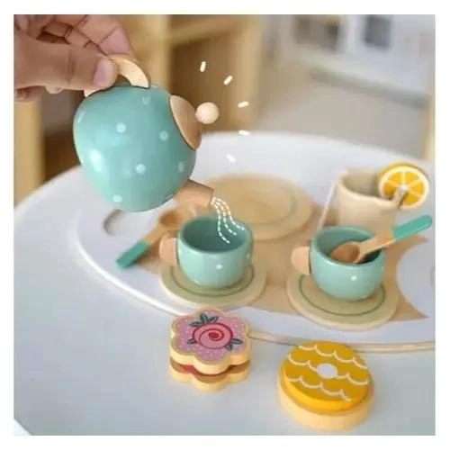 JUEGO DIDACTICO DE TE  EN MADERA PARA NIÑOS - 2