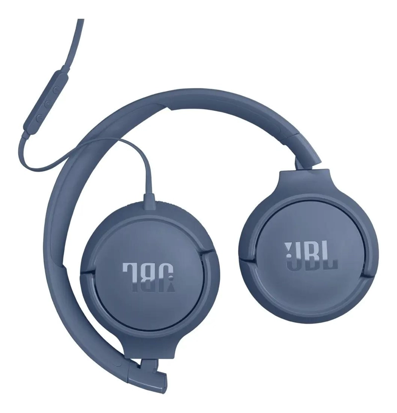 AURICULARES CABLEADOS USB-C COLOR AZUL CON SONIDO POTENTE - 5