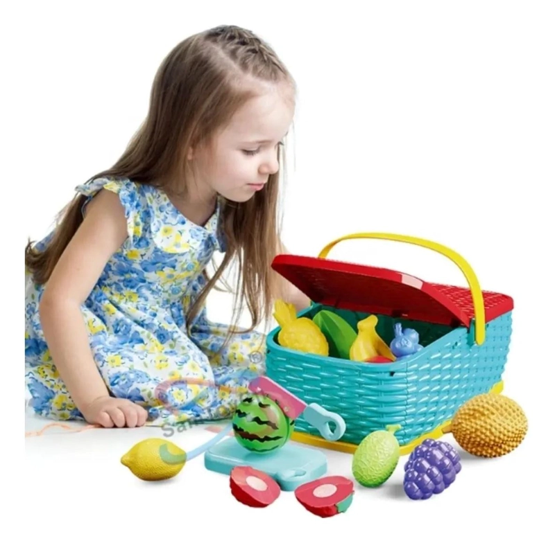 CANASTO DE FRUTAS DIDACTICO PARA CORTAR - 3