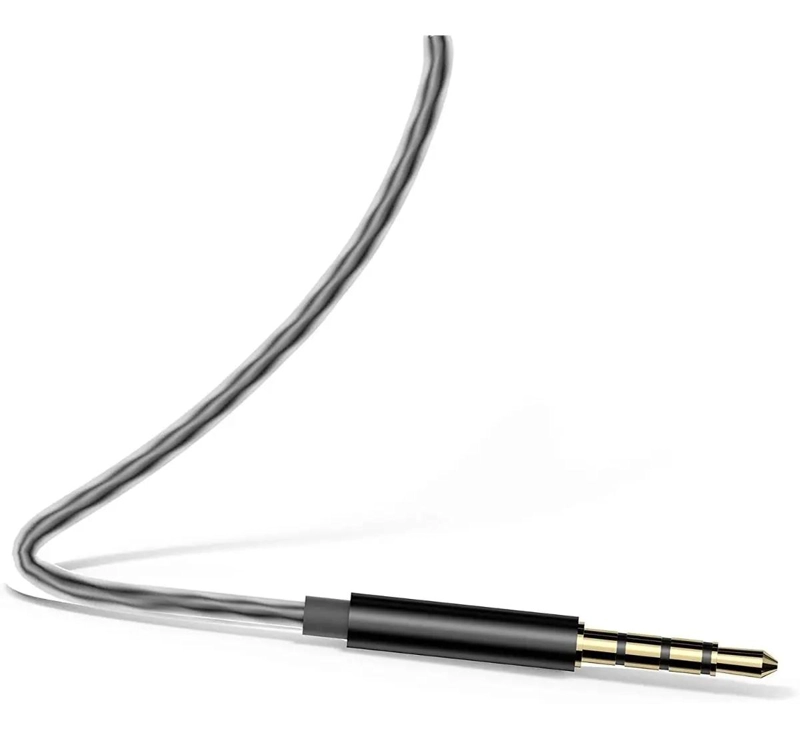 AUDIFONO IN-EAR METAL NEGRO CON MICROFONO - 5