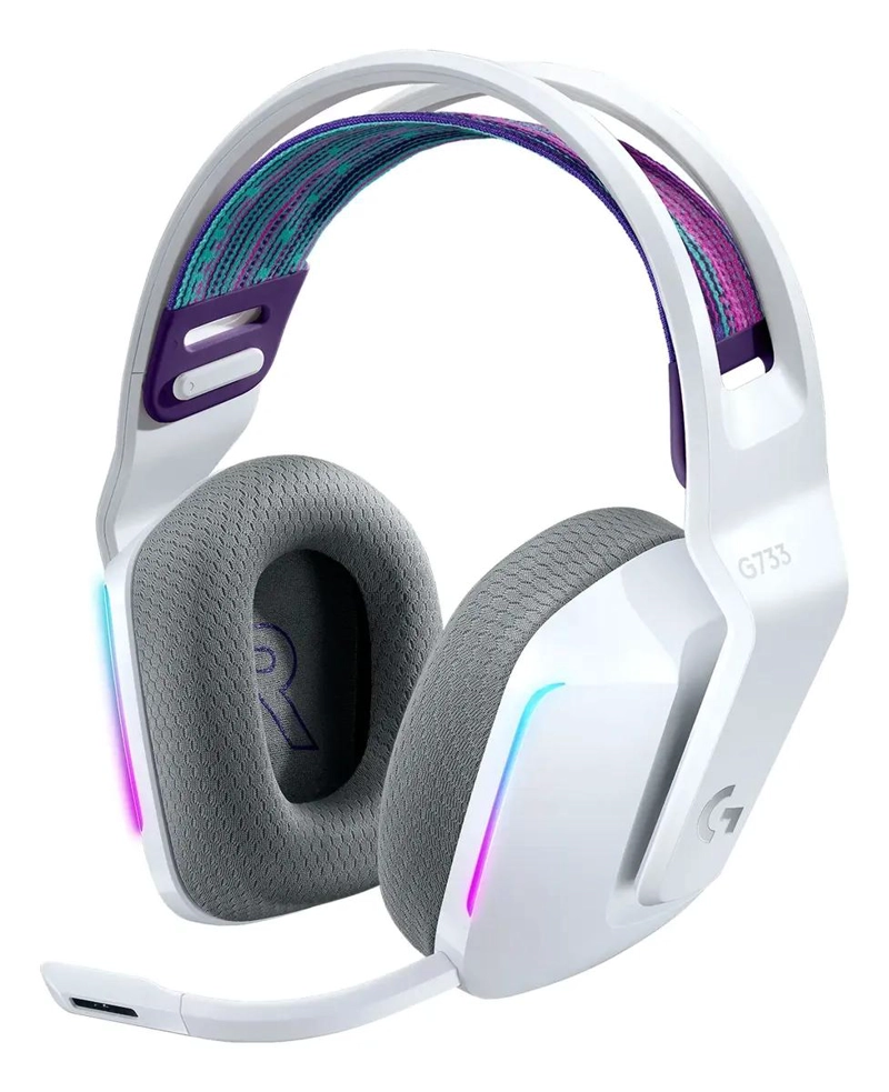 AURICULARES INALAMBRICOS RGB PARA PC G733 BLANCO - 3