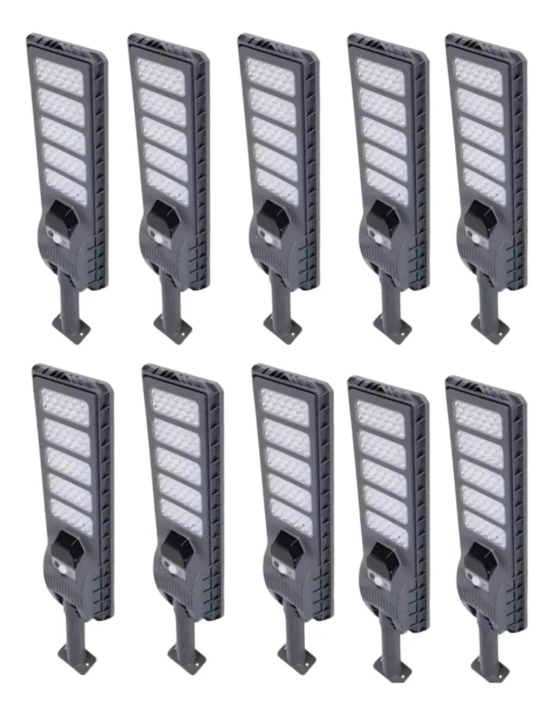 PACK 10 FOCOS SOLARES LED RECARGABLES 500W CON CONTROL - 1