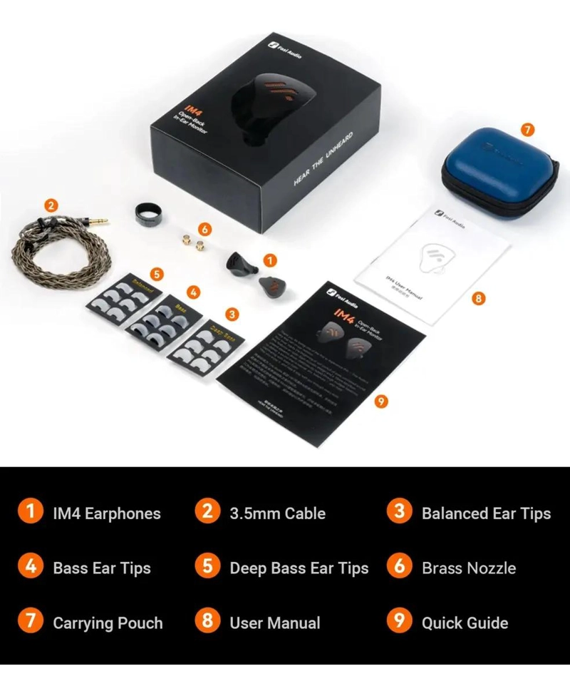 AUDIFONOS IN-EAR MONITORES OPEN BACK OBSIDIAN - 5
