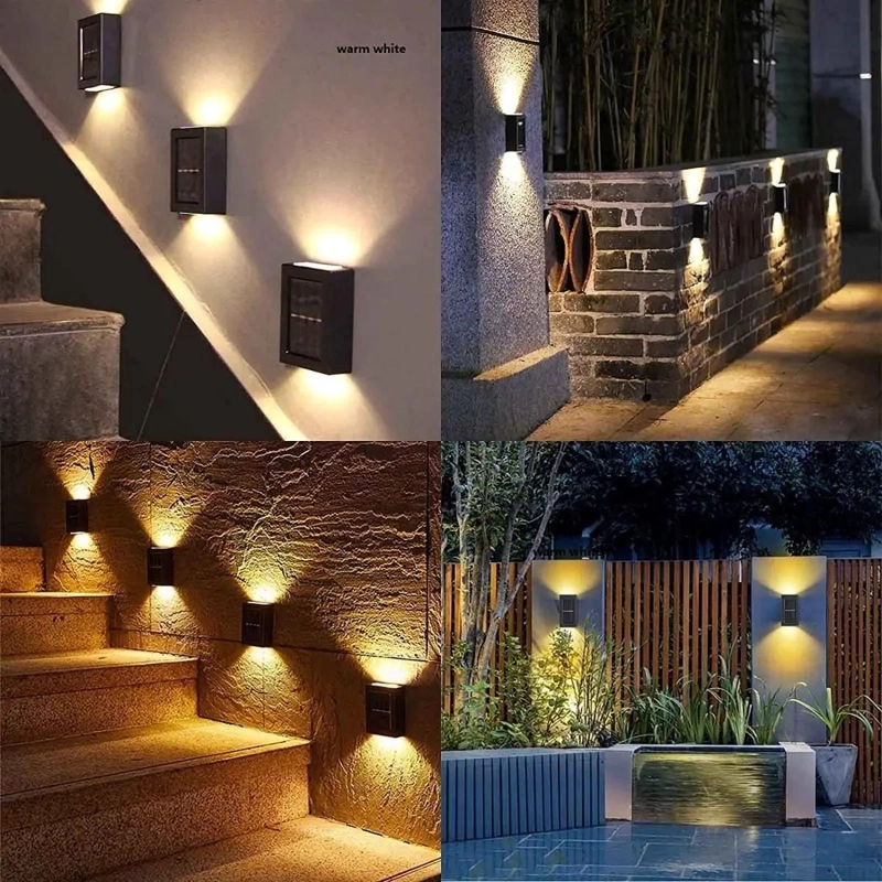 PACK 4 FOCOS LED SOLAR PARA JARDIN EXTERIOR - 3