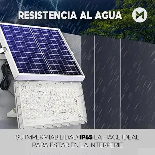 FOCO SOLAR 500W CON REFLECTOR Y PANEL PARA INTERIOR Y EX­ - 4