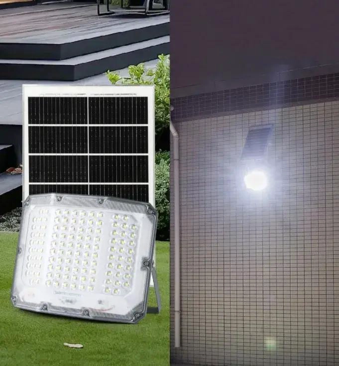 FOCO SOLAR 500W CON REFLECTOR Y PANEL PARA INTERIOR Y EX­ - 5