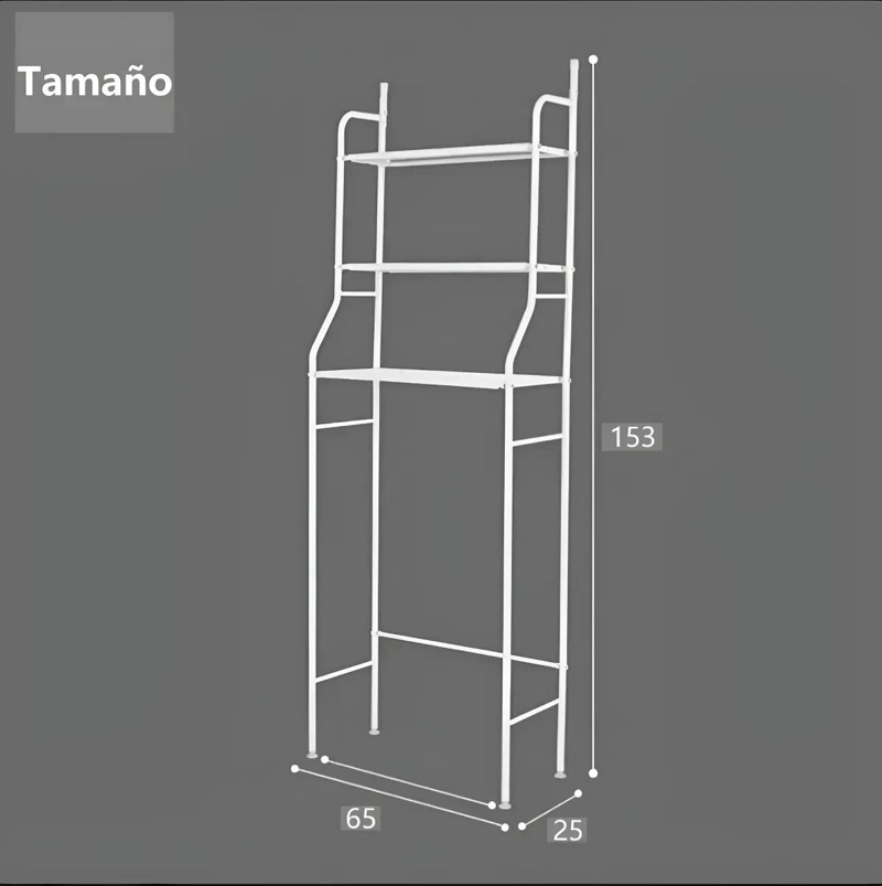 ORGANIZADOR ESTANTE PARA LAVADORA Y BAÑO - 4