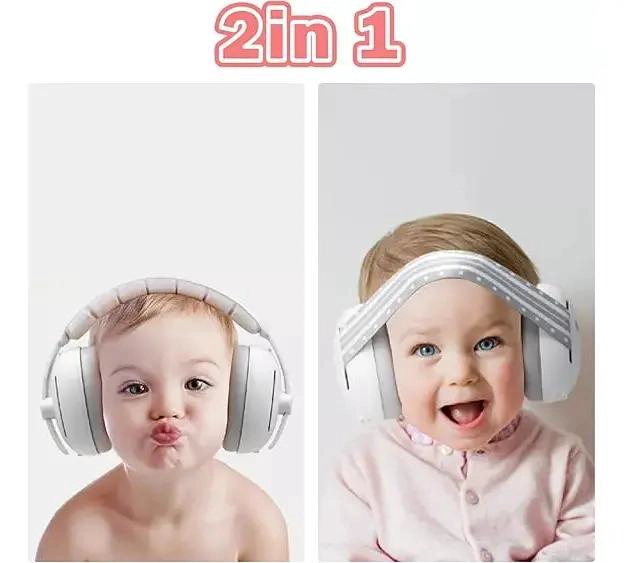 AUDIFONOS PROTECTORES ANTI-RUIDO PARA BEBE S 2 EN 1 - 3