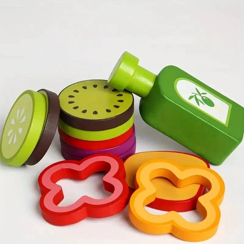 ENSALADERA DE MADERA PARA JUEGO INFANTIL - 2
