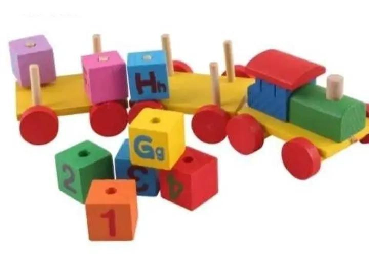 SET DE JUGUETES DIDACTICOS Y TREN DE MADERA PACK 7 - 2