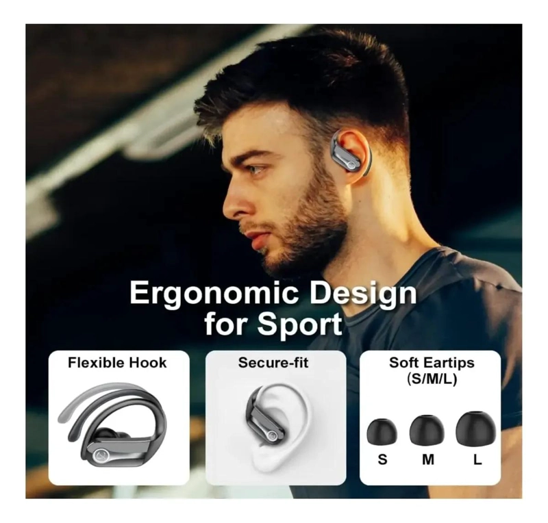 AURICULARES DEPORTIVOS HI-FI ESTE REO CON DUAL LED 5.3 - 5