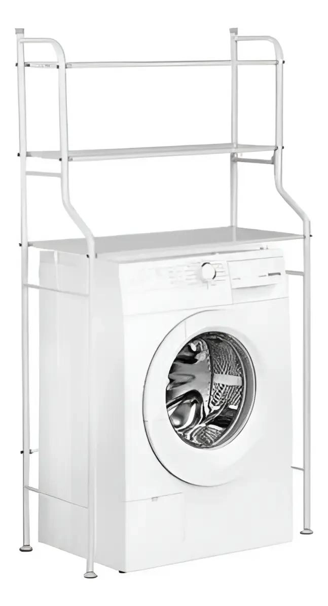 ORGANIZADOR METALICO DE 3 NIVELES PARA LAVADORA Y BAÑO - 1