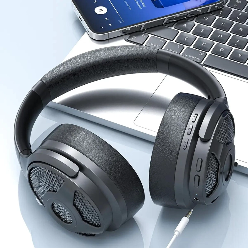 AUDIFONOS INALAMBRICOS OVER-EAR 2 EN 1 CON ALTAVOZ - 4
