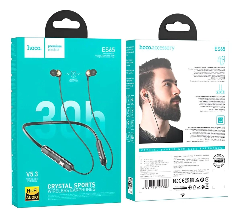 AUDIFONOS BLUETOOTH DEPORTIVOS CON IMANES Y 30H DE USO - 4