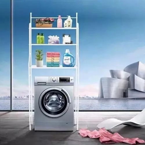 ORGANIZADOR METALICO DE 3 NIVELES PARA LAVADORA Y BAÑO - 2