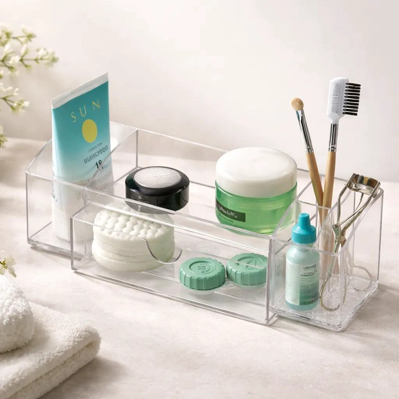 ORGANIZADOR PARA BAÑO TIPO BOTIQUIN CON COMPARTIMENTOS - 2