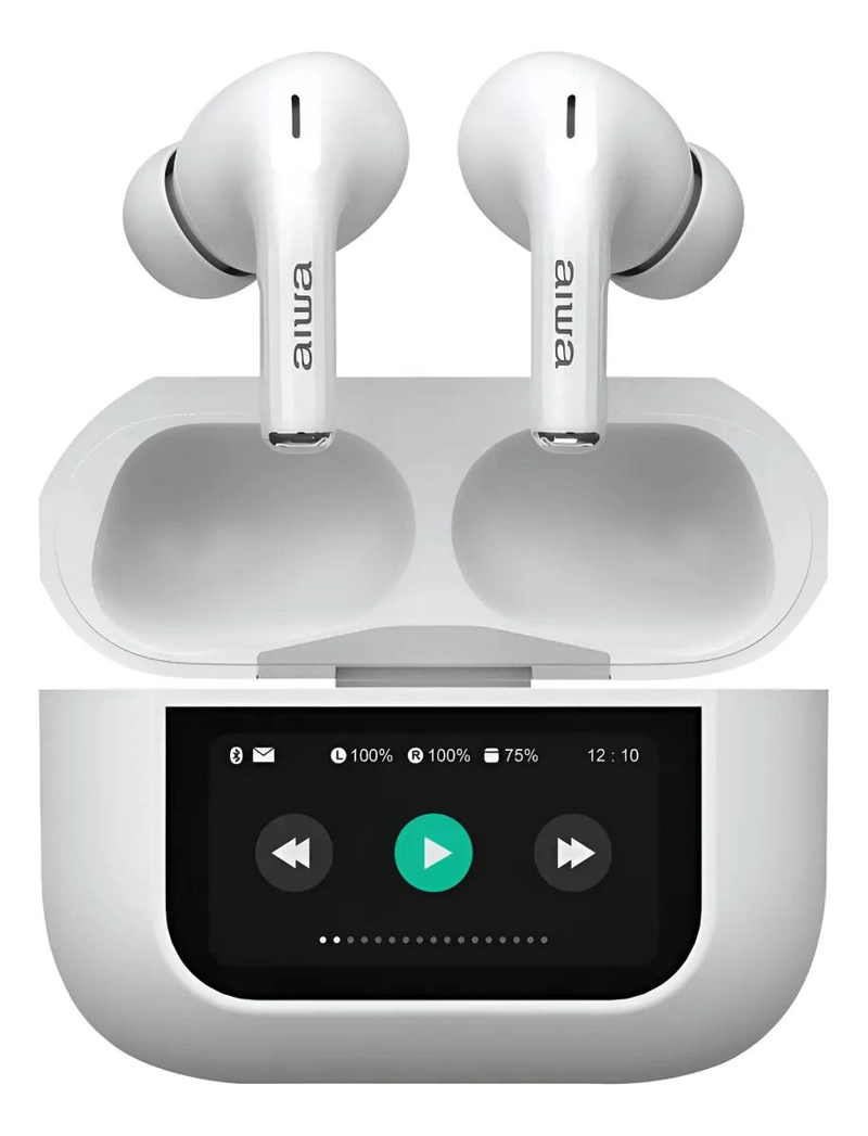 AUDIFONOS BLUETOOTH CON PANTALLA TACTIL Y CANCELACION DE - 1