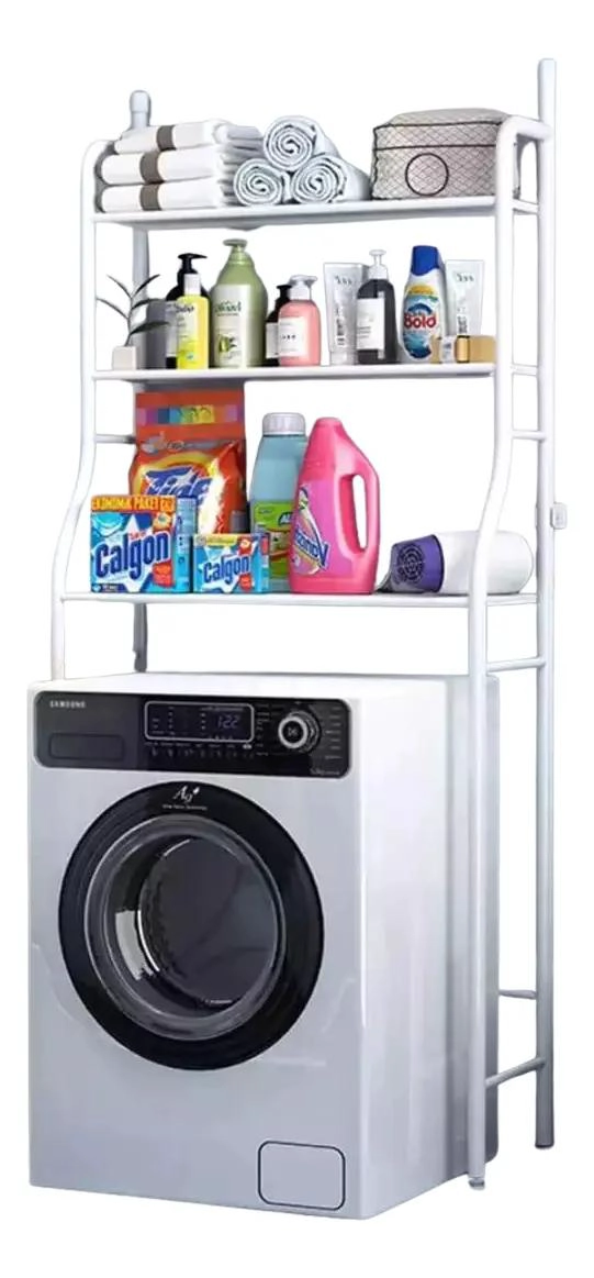 ORGANIZADOR DE LAVANDERIA ARMABLE DE 3 NIVELES - 1