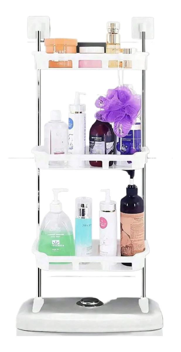 ESTANTE ORGANIZADOR DE BAÑO 3 NIVELES PARA INODORO - 3