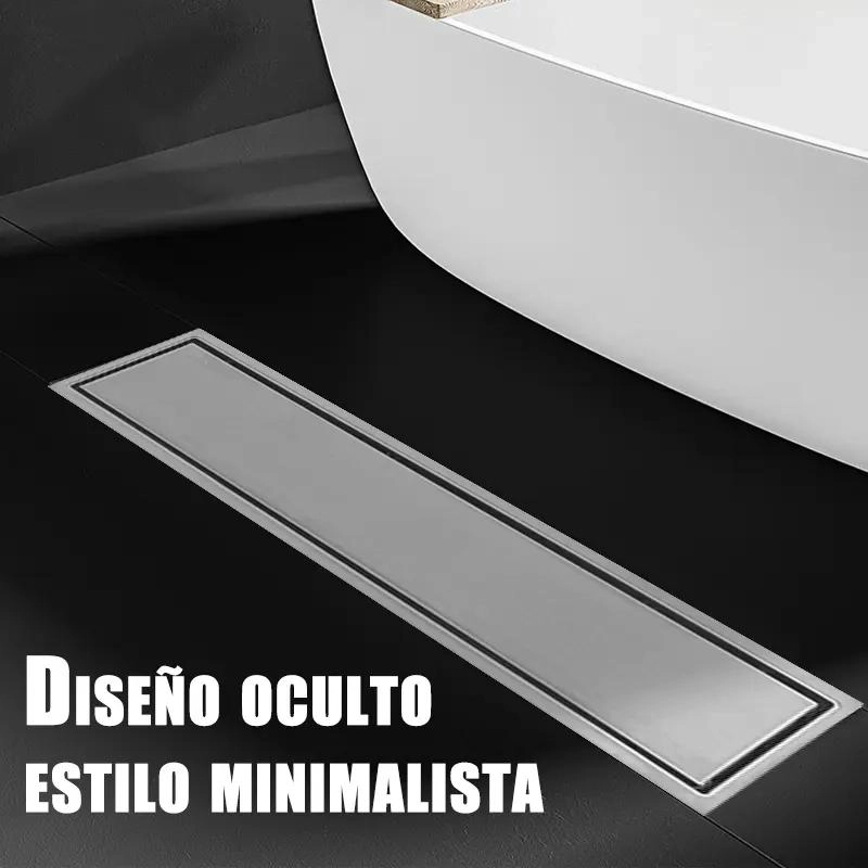 DESAGÜE DE PISO PARA DUCHA ACERO INOXIDABLE 50CM ANTIODOR - 4