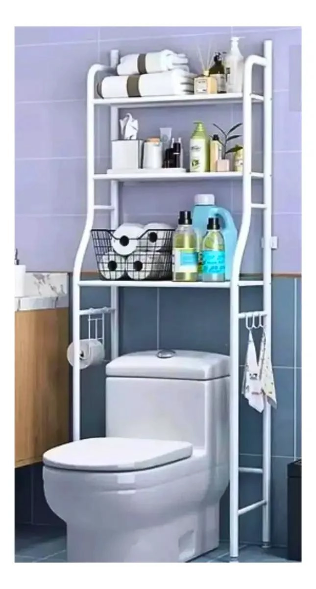 ORGANIZADOR DE BAÑO CON NIVELES PARA INODORO - 2