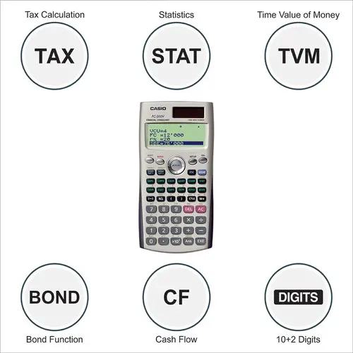 CALCULADORA FINANCIERA CON PANTALLA DE 4 LINEAS - 2