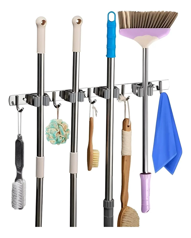 ORGANIZADOR DE BAÑO DE PARED SIN PERFORACION - 1