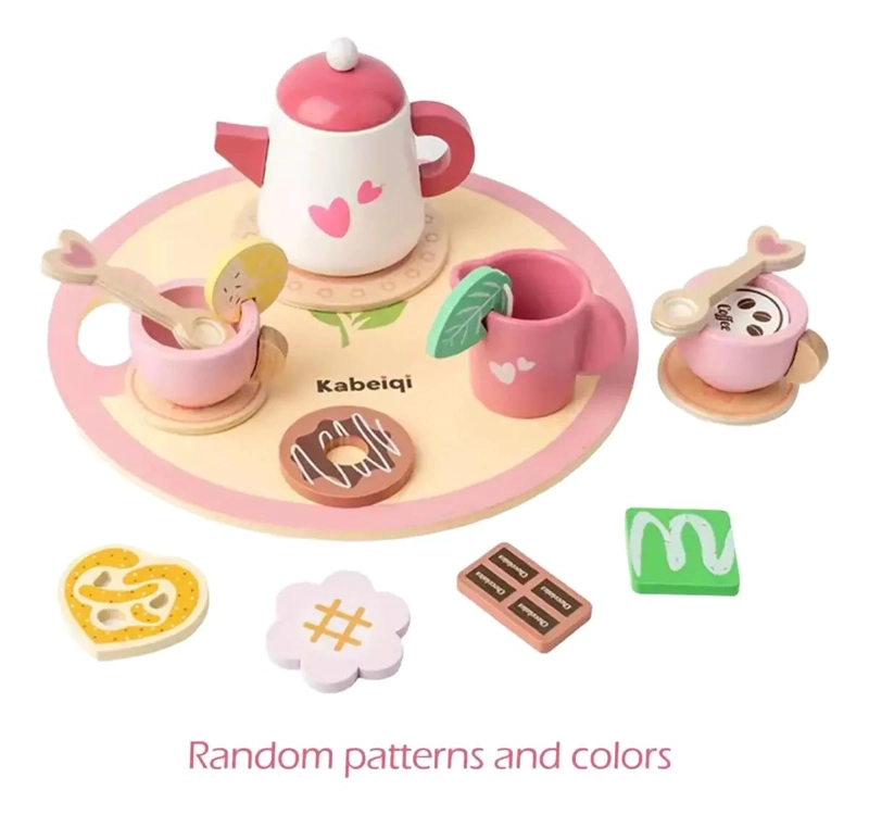 JUEGO DE TE  DE MADERA PARA NIÑOS - 2