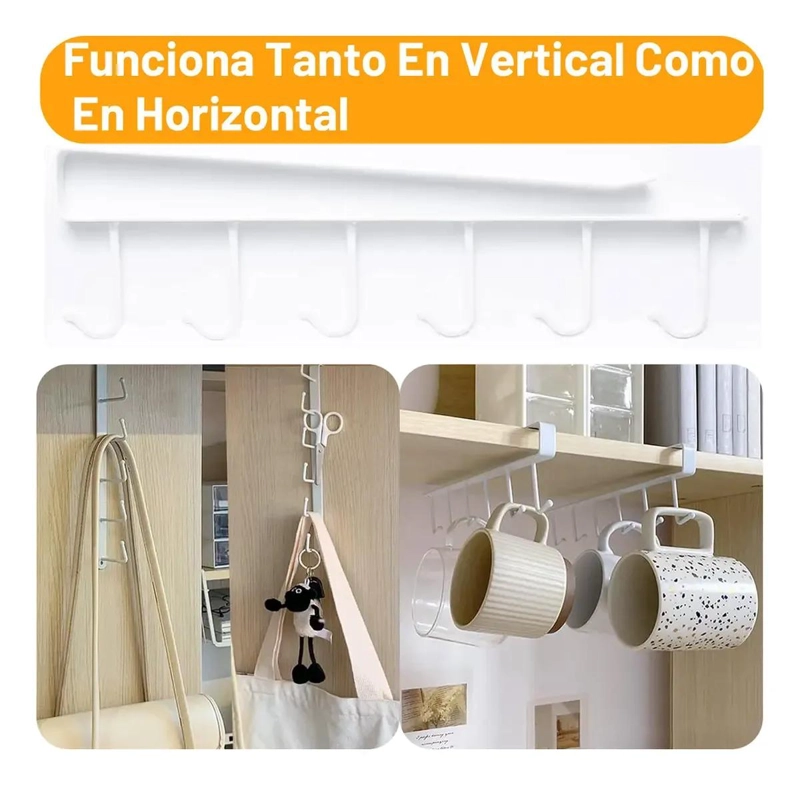 SET 4 GANCHOS COLGANTES PARA COCINA Y BAÑO - 5