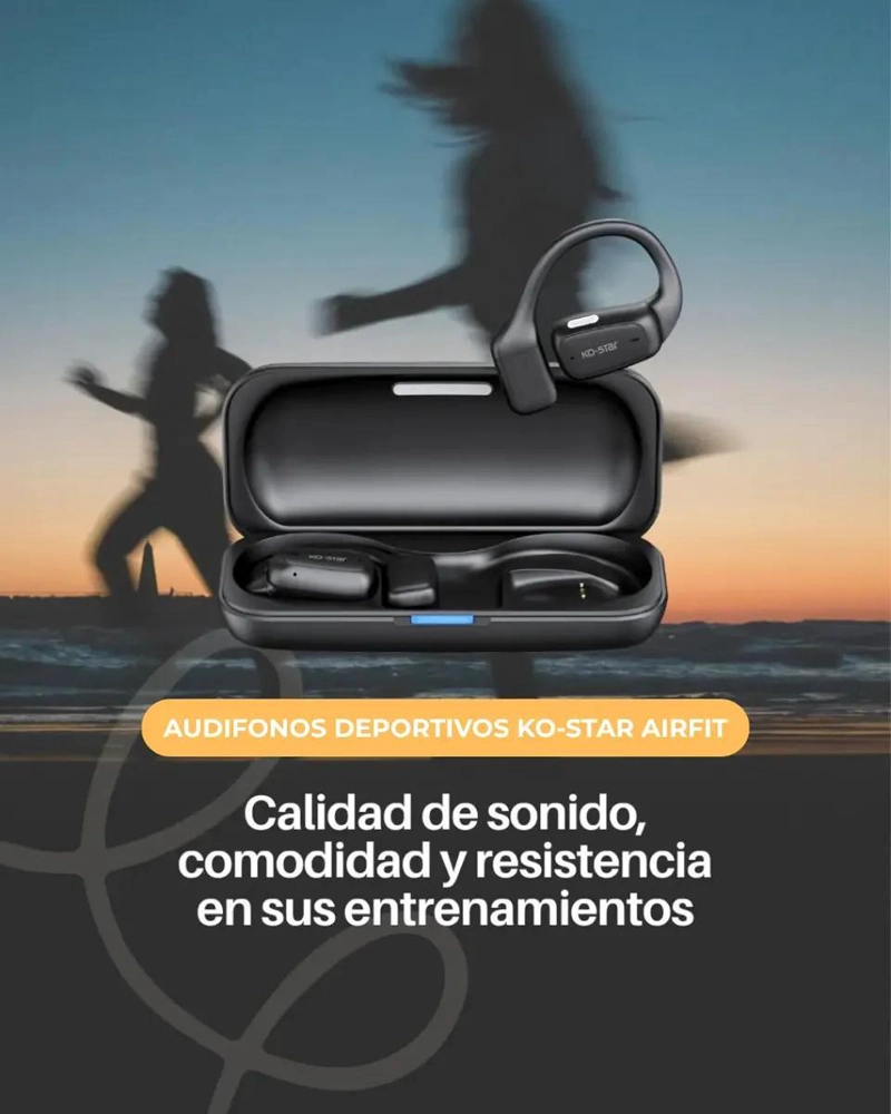 AUDIFONOS DEPORTIVOS BLUETOOTH AIRFIT COMODOS - 5