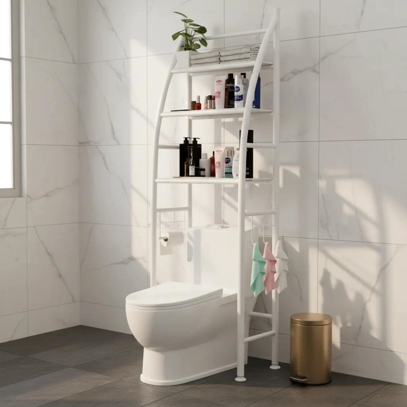 ORGANIZADOR ESTANTE 3 PUESTOS PARA BAÑO Y LAVANDERIA - 1