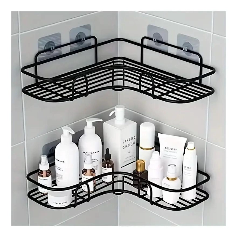 PACK 2 ORGANIZADORES ESQUINERO PARA DUCHA ACERO INOX - 2