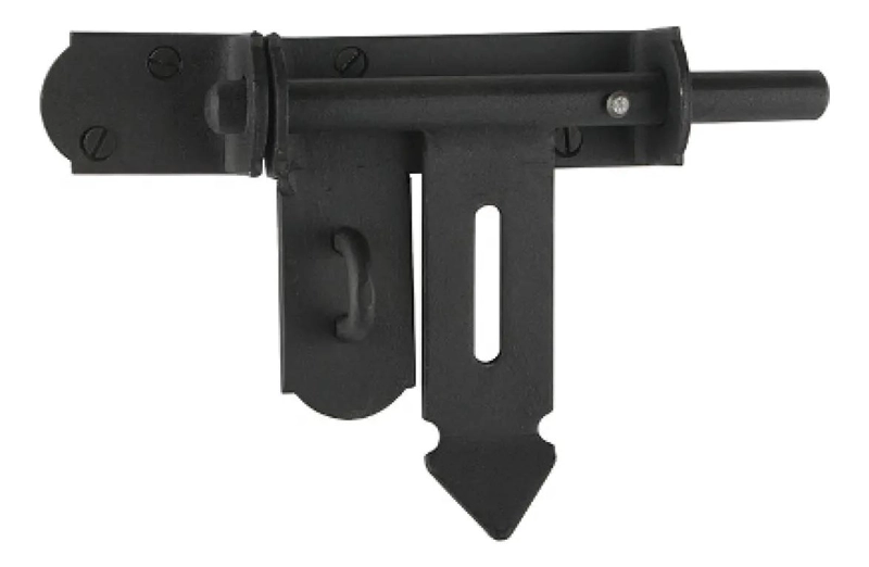 CERROJO CARCELERO 10 NEGRO PARA SEGURIDAD - 1