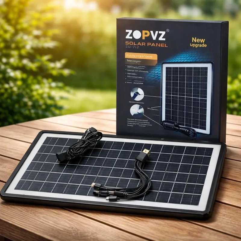 CARGADOR SOLAR MULTIFUNCIONAL PARA CELULAR - 5