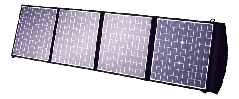 PANEL SOLAR PORTATIL PLEGABLE 60W CON PUERTO USB - 1