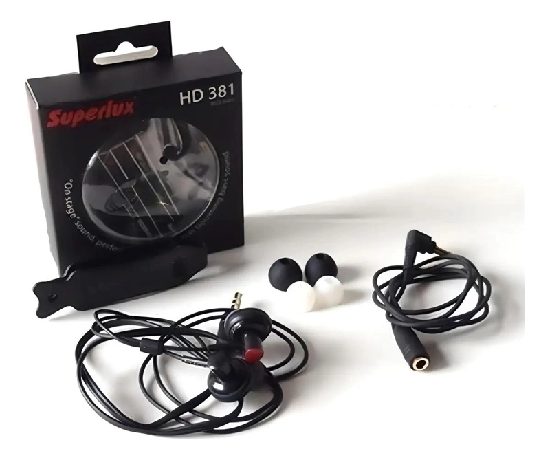 AURICULARES IN EAR SUPER BASS NEGRO HD-381 - 5