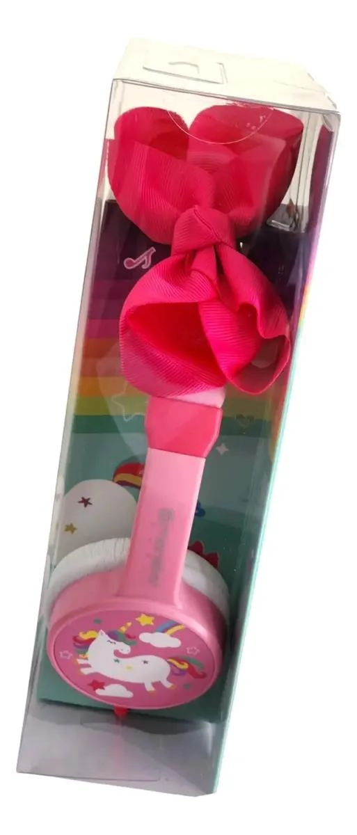 AUDIFONO INFANTIL CON DISEÑO DE UNICORNIO Y LAZO - 4