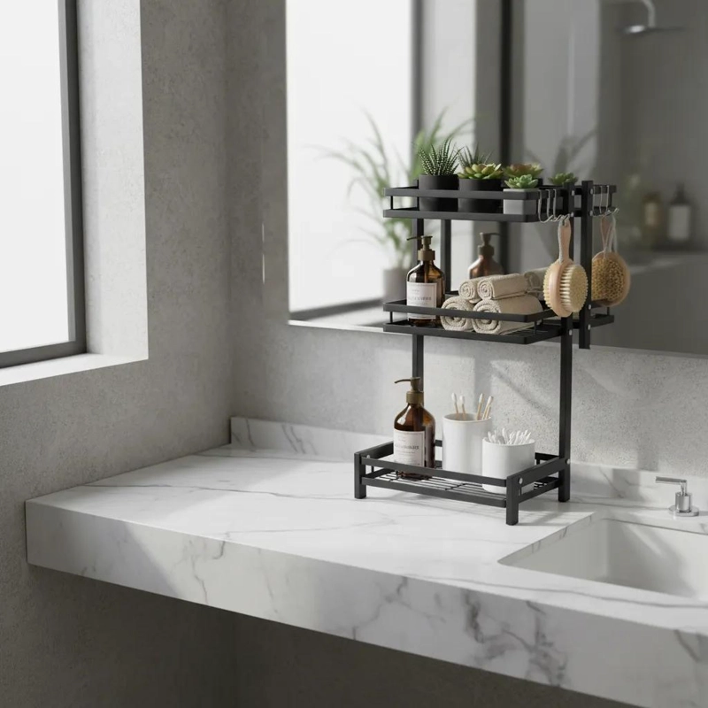 ORGANIZADOR DE BAÑO O COCINA 3 NIVELES - 3