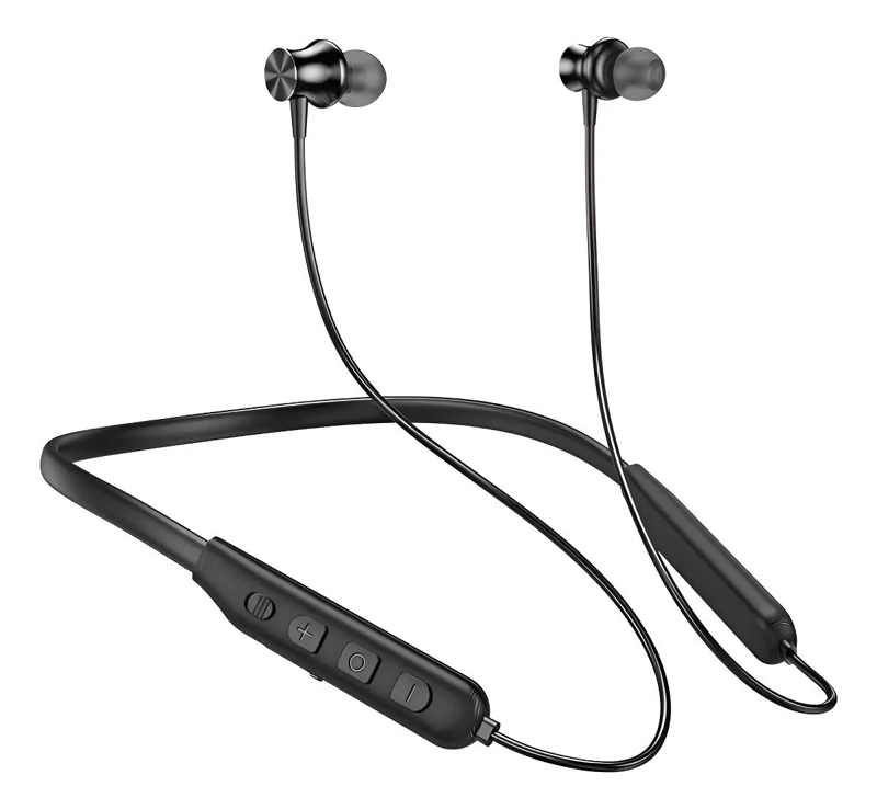 AUDIFONOS BLUETOOTH IN EAR DEPORTIVOS NEGRO - 1