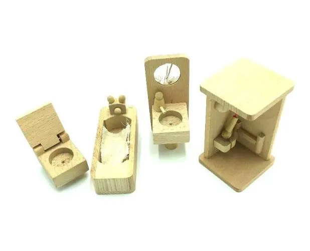 MINI MUEBLE DE MADERA PARA JUEGOS Y JUGUETES - 3