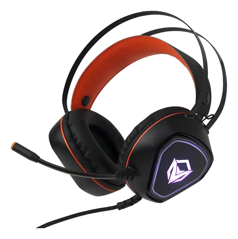 AUDIFONOS GAMER ON-EAR CON MICROFONO Y LED - 1