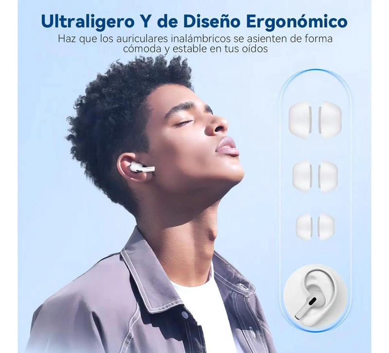 AUDIFONOS IN-EAR BLUETOOTH 5.4 CON CANCELACION DE RUIDO - 5