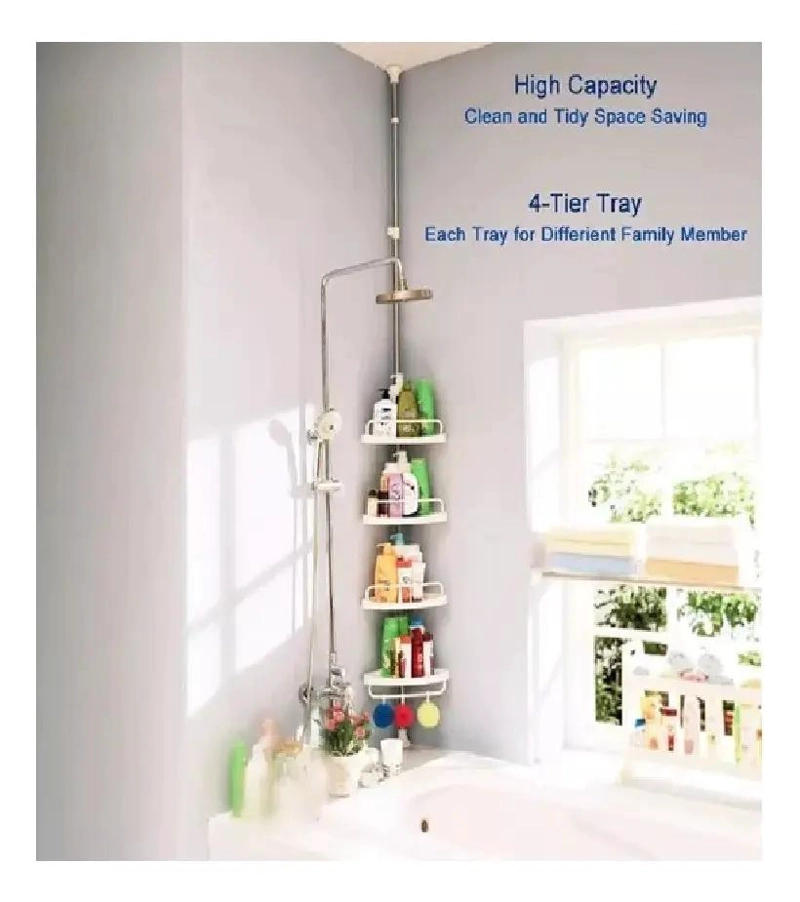 ORGANIZADOR DE BAÑO ESQUINERO DE 4 NIVELES - 3