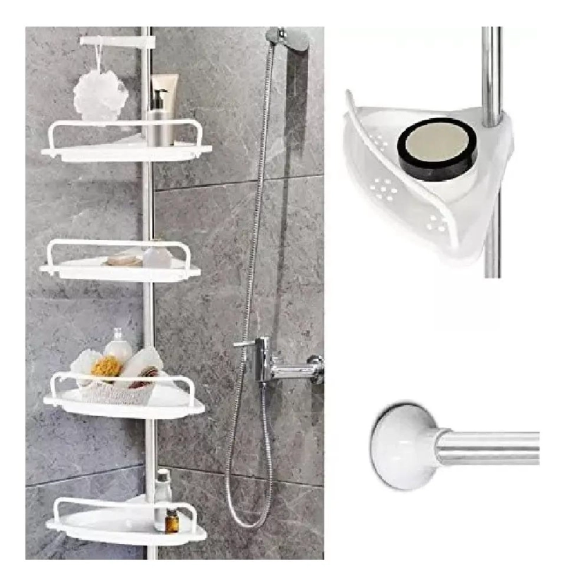 ORGANIZADOR DE BAÑO ESQUINERO DE 4 NIVELES - 5